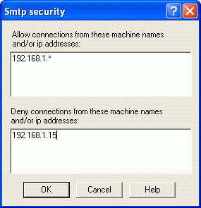 Security settings